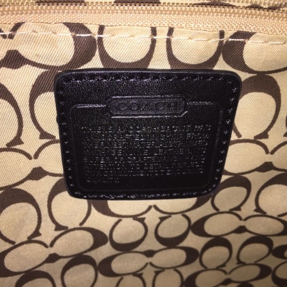 Coach Black Leather Messenger Bag - Picture 5 of 8